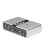 StarTech.com USB 2.0 Soundbox 7.1 Adapter - externe USB Soundkarte mit SPDIF Didital Audio