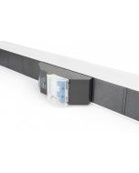 Assmann Steckdosenleiste mit Aluminiumprofil und integriertem Leistungsschutzschalter, 18-fach-Schutzkontaktsteckdose