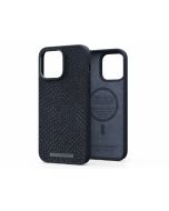 Njord Salm.Leather Magsafe Case iPhone 14 Pro 6.7 Black