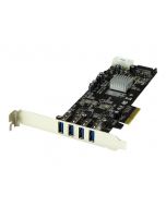 StarTech.com 4-Port USB 3.0 PCI Express Card Adapter - PCIe SuperSpeed USB 3.0 Expansion Card w/ 2 Dedicated 5Gbps Channels (PEXUSB3S42V)