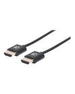 Manhattan HDMI Cable with Ethernet (Ultra Thin), 4K@60Hz (Premium High Speed)