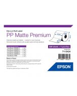 Epson Premium - Polypropylen (PP) - matt - permanenter Acrylklebstoff - 105 x 210 mm 1036 Etikett(en) (4 Rolle(n)