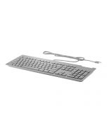 HP Business Slim - Tastatur - USB - Deutsch - Schwarz