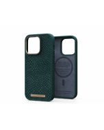 Njord Salm.Leather Magsafe Case iPhone 14 Pro 6.1 Green