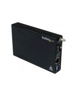 StarTech.com Gigabit Ethernet LWL / Glasfaser Medienkonverter mit SFP - 1000 Mbit/s Multimode Gigabit Ethernet Medienkonverter - Medienkonverter - GigE - 1000Base-SX, 100Base-LX, 1000Base-T - RJ-45 / SFP (mini-GBIC)