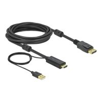 Delock Video- / Audiokabel - HDMI, USB (nur Strom)