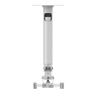 Vision TM-TELE, Zimmerdecke, 10 kg, Weiß, 0 - 90°, 43,7 cm, 73,5 cm