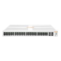 HPE Aruba Networking Instant On 1930 48G Class4 PoE 4SFP/SFP+ 370W (x5), Managed, L2+, Gigabit Ethernet (10/100/1000), Power over Ethernet (PoE), Rack-Einbau, 1U