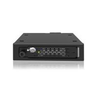 Icy Dock MB491V5K-B, SSD-Gehäuse, 2.5", U.2, SATA, 128 Gbit/s, Hot-Swap, Schwarz