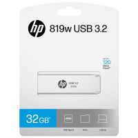 HP HPFD819W-A-32, 32 GB, USB Typ-A, 3.2 Gen 2 (3.1 Gen 2), 128 MB/s, Dia, Silber