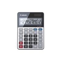 Canon LS-122TS, Desktop, Display-Rechner, 12 Ziffern, Batterie/Solar, Grau