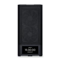 Lian Li LAN207DX, Midi Tower, PC, Schwarz, ATX, micro ATX, Mini-ITX, Stahl, Gehärtetes Glas, 18 cm