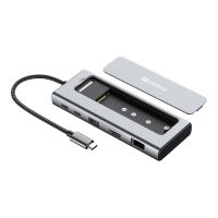 SANDBERG Dockingstation - für Laptop - USB-C