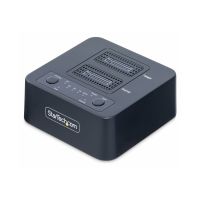 StarTech.com 1:1 M.2 NVMe Kopierstation, USB-C PCIe SSD Cloner & Dock - Solid State / Festplattenduplikator - 2 Schächte (PCIe (NVMe))