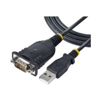 StarTech.com 1 m USB Seriell Adapter, USB RS232 Kabel, Windows/Mac - Kabel seriell - DB-9 (M)