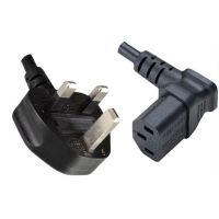 DINIC CB-N-UK-90U, 1,8 m, Netzstecker Typ G, C13-Koppler, H05VV-F, 10 A