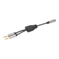 Manhattan Headset Adapter Cable with Stereo Audio