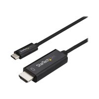 StarTech.com Startech 3ft (1m) USB C to HDMI Cable, 4K 60Hz USB Type C to HDMI 2.0 Video Adapter Cable, Thunderbolt 3 Compatible, Laptop to HDMI Monitor/Display, DP 1.2 Alt Mode HBR2 Cable, Black - 4K USB-C Video Cable (CDP2HD1MBNL)