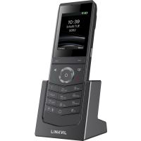 Fanvil W611W V2, IP-Mobiltelefon, Schwarz, Kabelloses Mobilteil, 4 Zeilen, 1000 Eintragungen, LCD
