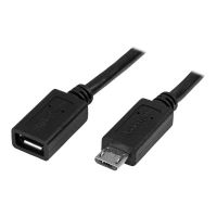 StarTech.com StarTech 0,5m Micro USB Verlängerungskabel - Stecker/Buchse - Micro USB Stecker zu Micro USB Buchse Kabel - USB-Verlängerungskabel - Micro-USB Typ B (M)