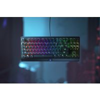 Razer Blackwidow V3 Tenkeyless, Kabelgebunden, USB, Mechanischer Switch, QWERTY, RGB-LED, Schwarz