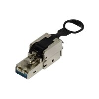 Synergy 21 S216377, RJ-45, Edelstahl, Gerade, Zink, Cat6a, 22/26