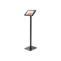 Compulocks Apex - Befestigungskit (Gehäuse, Aufstellung) - für Tablett - verriegelbar - hochwertiges Aluminium, Metallrahmen - Schwarz - Bodenmontage, freistehend - für Apple 10.9-inch iPad (10. Generation)