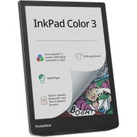 Pocketbook InkPad Color 3 Stormy Sea, 19,8 cm (7.8"), E Ink, ACSM, AZW, AZW3, CBR, CBZ, CHM, DOC, DOCX, DjVu, EPUB, EPUB DRM, FB2, FB2.ZIP, HTM, HTML, MOBI,..., M4A, M4B, MP3, OGG, BMP, JPEG, PNG, TIFF, 32 GB