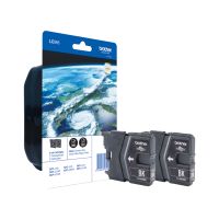 Brother LC985BKBP2, Schwarz, Tinte auf Pigmentbasis, 2 Stück(e), 300 Seiten, Doppelpack