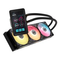 Corsair iCUE LINK TITAN II 360 RX LCD, All-in-One-Flüssigkeitskühler, 36 cm, Schwarz