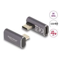 Delock USB-Adapter - USB-C (M) links gewinkelt zu USB-C (W)