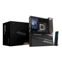 Gigabyte X870E AORUS XTREME X3D AI TOP Mainboard - Unterstützt AMD Ryzen 9000 Serie CPUs, 24+2+2-Phasen-VRM, bis zu 9000MHz DDR5 (O.C.), 2xPCIe 5.0 M.2 + 3xPCIe 4.0 M.2, Wi-Fi 7, 10GbE LAN, USB 4, AMD, Sockel AM5, AMD Ryzen 7000 Series, AMD Ryzen 8000 Ser