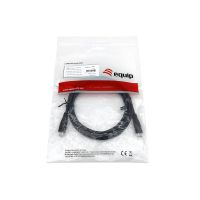 Equip USB 2.0 C auf C Kabel, M/M, 0.5m, PD 60W, 0,3 m, USB C, USB C, USB 2.0, 0,48 Gbit/s, Schwarz