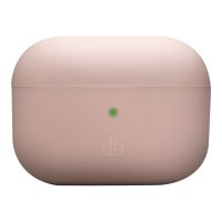 dbramante1928 Costa Rica - Tasche für kabellose Ohrhörer - recycelter Kunststoff, Silikon - rosa sandfarben - für Apple AirPods Pro (2. Generation)