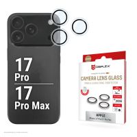 E.V.I. Premium Camera Lens Glass, Apple iPhone 17 Pro/17 Pro Max, Einzelringe, Schutzringe, 10H, transparent, Quick Mount, Apple, iPhone 17 Pro/17 Pro Max, Staubresistent, Schlagfest, Kratzresistent, 1 Stück(e)