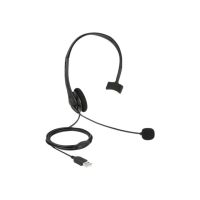 Delock Headset - On-Ear - kabelgebunden - USB-A