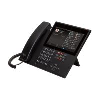 Auerswald COMfortel D-600, Analoges Telefon, Kabelgebundenes Mobilteil, Schwarz