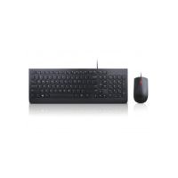 Lenovo 4X30L79925, Volle Größe (100%), Kabelgebunden, USB, QWERTY, Schwarz, Maus enthalten