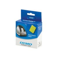 Dymo Original LabelWriter Mehrzwecketiketten/-Rücksendeetiketten | 19 mm x 51 mm | Rolle mit 500 leicht ablösbare Etiketten | selbstklebend | für LabelWriter Etikettendrucker und Beschriftungsgerät, Weiß, Selbstklebendes Druckeretikett, Papier, Entfernbar