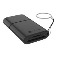 ICY BOX IB-CR204-CU3 - Kartenleser - 2 in 1 (microSD, microSDHC, microSDXC, SDHC, SDXC, SD, microSDXC UHS-I, SDXC UHS-I)