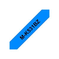Brother M-K531BZ - Schwarz auf Blau - Rolle (1,2 cm x 8 m)