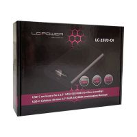 LC-Power LC-25U3-C4, HDD / SSD-Gehäuse, 2.5", SATA, Serial ATA II, Serial ATA III, 5 Gbit/s, USB Anschluss, Schwarz