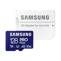 Samsung PRO Plus MB-MD128SA - Flash-Speicherkarte (microSDXC-an-SD-Adapter inbegriffen)