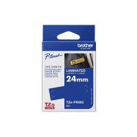 Brother TZe-PR955 - Weißer Druck auf Premium Glitter Silver - Rolle (2,4 cm x 8 m)