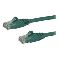 StarTech.com 1m CAT6 Ethernet Cable, 10 Gigabit Snagless RJ45 650MHz 100W PoE Patch Cord, CAT 6 10GbE UTP Network Cable w/Strain Relief, Green, Wiring is UL Certified/TIA - Category 6 - 24AWG (N6PATC1MGN)