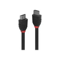 Lindy Black Line - Ultra High Speed - HDMI-Kabel mit Ethernet - HDMI männlich zu HDMI männlich - 3 m - Dreifachisolierung - Schwarz - rund, 8K60Hz (7680 x 4320)