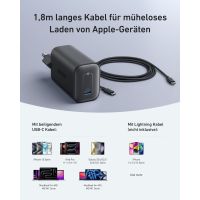 ANKER B2679G11, Drinnen, AC, 1,8 m, Schwarz