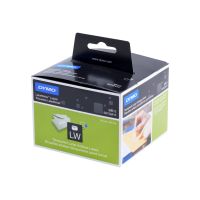 Dymo LabelWriter - Kunststoff - permanenter Klebstoff - durchsichtig - 36 x 89 mm 260 Etikett(en) (1 Rolle(n)