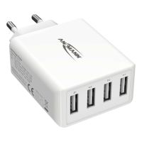 Ansmann Home Charger HC430 - Netzteil - 30 Watt - 6 A - 4 Ausgabeanschlussstellen (USB)