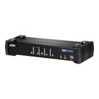 ATEN CubiQ CS1764A - KVM-/Audio-Switch - 4 x